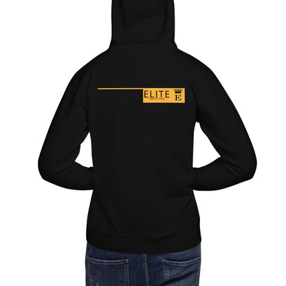 black gold bar hoodie